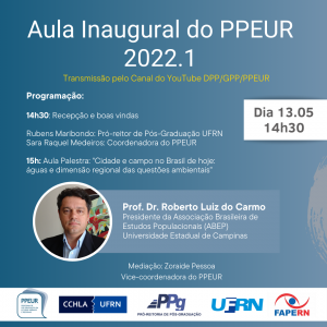 Aula Inaugural Do PPEUR – 2022.1