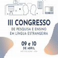 III Congresso de Pesquisa em Ensino de Línguas e Culturas Estrangeiras