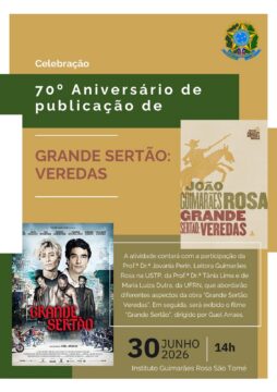 UFRN participa de homenagem internacional aos 70 anos de Grande Sertão: Veredas em São Tomé e Príncipe