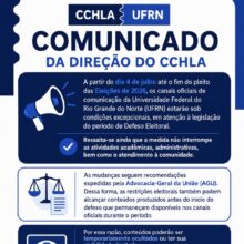 COMUNICADO | Canais oficiais da UFRN passam por adequações temporárias em razão do Defeso Eleitoral
