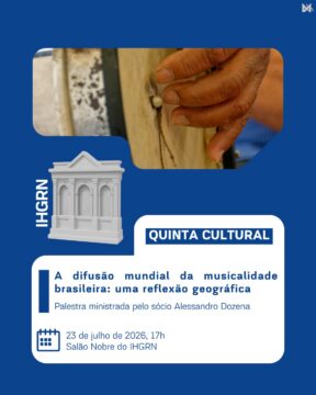 Professor da UFRN realiza palestra sobre a difusão mundial da musicalidade brasileira