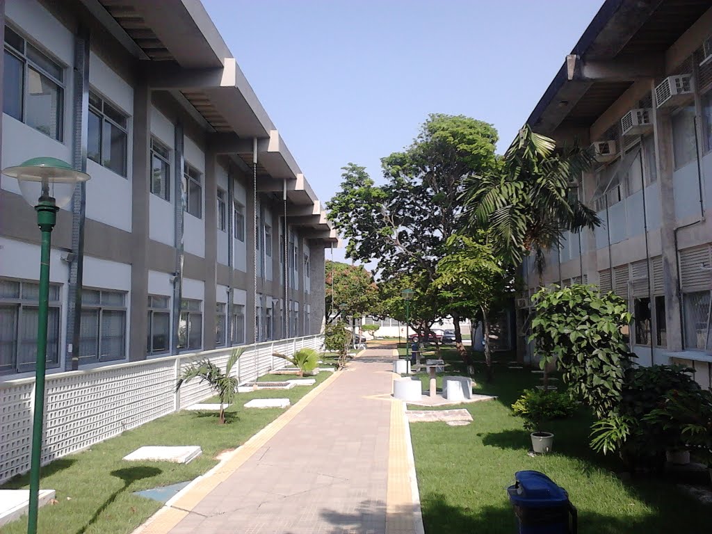 Vista do Centro de Ciências Humanas, Letras e Artes da UFRN