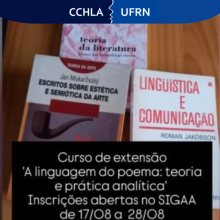 CCHLA anuncia curso inicial de análise literária