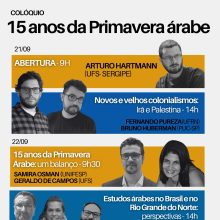 UFRN promove colóquio sobre os 15 anos da Primavera Árabe